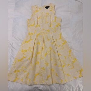Jessica Howard Yellow and White Floral Dress